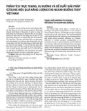 Phân tích thực trạng, xu hướng và đề xuất giải pháp sử dụng hiệu quả năng lượng cho ngành đường thủy Việt Nam