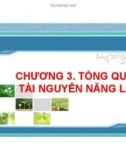 Bài giảng Quản lý tài nguyên khoáng sản và năng lượng: Chương 3 - TS. Trần Thị Ngọc Mai