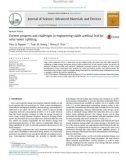 Current progress and challenges in engineering viable artificial leaf for solar water splitting