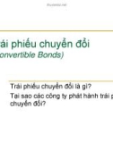 Trái phiếu chuyển đổi (Convertible Bonds)