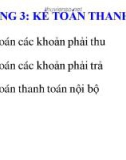 Bài giảng Kế toán hành chính sự nghiệp 1: Chương 3