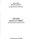 Giáo trình Quản lý thuế: Phần 1