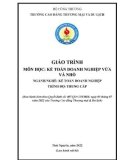 Giáo trình Kế toán doanh nghiệp nhỏ và vừa (Ngành: Kế toán doanh nghiệp - Trung cấp) - Trường Cao đẳng Thương mại và Du lịch Thái Nguyên