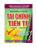 Giáo trình Lý thuyết tài chính tiền tệ - ĐH Kinh tế TP.HCM