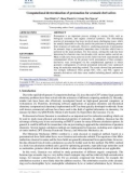 Computational dertermination of protonation for aromatic derivatives