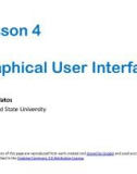 Lecture Android development: Lesson 4 - Graphical user interfaces