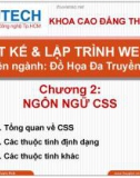 Bài giảng Thiết kế và lập trình Website: Chương 2 - ThS. Dương Thành Phết