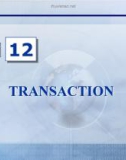 Bài giảng điện tử môn tin học: Transaction