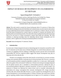 Impact of human development on CO2 emissions in Vietnam