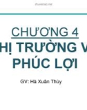 Bài giảng Kinh tế vi mô: Chương 4 - Hà Xuân Thùy