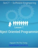 Lecture Web programming - Lesson 7: Object oriented programming