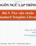 Bài giảng Ngôn ngữ lập trình: Bài 9 - Nguyễn Xuân Hùng