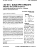 A low-cost IoT - enabled smart lighting system for energy efficiency in domestic use