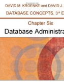 Lecture Database concepts (3rd Edition): Chapter 6 - David M. Kroenke, David J. Auer