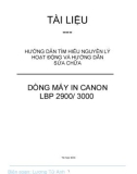 Hướng dẫn tìm hiểu nguyên lý hoạt động và hướng dẫn sửa chữa dòng máy in canon LBP 2900/3000