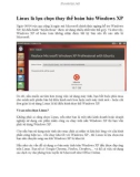 Linux là lựa chọn thay thế hoàn hảo Windows XP