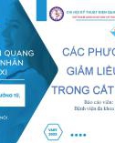 Báo cáo khoa học: Các phương pháp giảm liều bức xạ trong cắt lớp vi tính