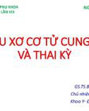 Báo cáo: U xơ cơ tử cung và thai kỳ