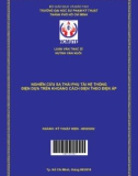 Luận văn Thạc sĩ Kỹ thuật điện: Nghiên cứu sa thải phụ tải hệ thống điện dựa trên khoảng cách điện theo điện áp