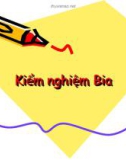 Bài thuyết trình: Kiểm nghiệm bia