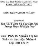 Chuyên đề: Kiểm Tra VSTY Sữa Và Các Sản Phẩm Sữa Trong Thực Tế Hiện Nay