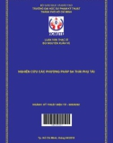 Luận văn Thạc sĩ Kỹ thuật điện tử: Nghiên cứu các phương pháp sa thải phụ tải