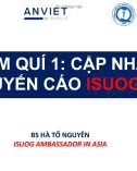 Báo cáo: Siêu âm quí 1 - Cập nhật theo khuyến cáo isuog 2023