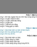 Bài giảng Vật lí kiến trúc (Phần 2): Chương 1 - Trường ĐH Kiến trúc Hà Nội