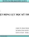 Bài giảng Nhiệt động lực học kỹ thuật: Chương 1 - TS. Phan Thành Nhân