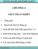 Bài giảng Nhiệt động lực học kỹ thuật: Chương 4 - TS. Phan Thành Nhân