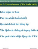 Bài giảng Nhiệt động lực học và truyền nhiệt: Chương 3 - TS. Nguyễn Văn Hạp