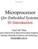 Lecture Microprocessor (for Embedded Systems) - Chapter 1: Introduction