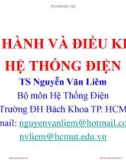 Bài giảng Vận hành và điều khiển hệ thống điện: Chương 0 - TS. Nguyễn Văn Liêm