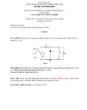 Đề thi tốt nghiệp Cao đẳng Nghề khóa I (2007 - 2010) môn Điện tử công nghiệp: LT01