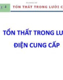 Bài giảng Cung cấp điện: Chương 4