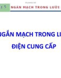 Bài giảng Cung cấp điện: Chương 5