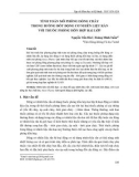 Tính toán mô phỏng dòng chảy trong buồng đốt động cơ nhiên liệu rắn với thuốc phóng hỗn hợp hai lớp