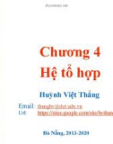 Bài giảng Kỹ thuật số - Chương 4: Hệ tổ hợp