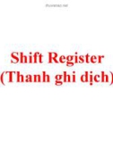 Bài giảng Kỹ thuật số - Chương 5.4: Shift Register (Thanh ghi dịch)