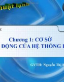 Bài giảng Kỹ thuật lạnh: Chương 1 - Nguyễn Thị Kim Liên