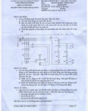 Đề thi cuối học kỳ II năm học 2019-2020 môn Trang bị điện điện tử trong máy công nghiệp - ĐH Sư phạm Kỹ thuật