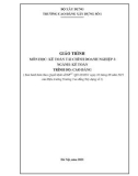 Giáo trình Kế toán tài chính doanh nghiệp 3 (Ngành: Kế toán - Cao đẳng) - Trường Cao đẳng Xây dựng số 1