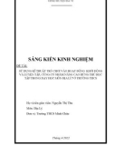 Sáng kiến kinh nghiệm THCS: Sử dụng kĩ thuật trò chơi vào hoạt động khởi động và luyện tập, củng cố nhằm nâng cao hứng thú học tập trong dạy học môn Địa lí 7 ở trường THCS