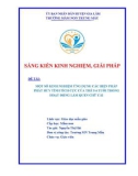 Sáng kiến kinh nghiệm Mầm non: Một số kinh nghiệm ứng dụng các biện pháp phát huy tính tích cực của trẻ 5-6 tuổi trong hoạt động làm quen chữ cái