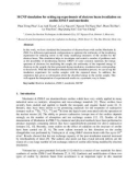 MCNP simulation for setting up experiments of electron beam irradiation on zeolite ZSM-5 and mordenite