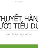 Bài giảng Kinh tế học: Lý thuyết hành vi người tiêu dùng - Nguyễn Thị Thu Hương