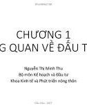 Bài giảng Đấu thầu: Chương 1 - Nguyễn Thị Minh Thu