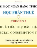 Bài giảng Thuế: Chương 3 - Nguyễn Đặng Hải Yến