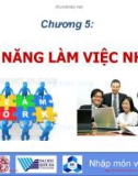 Bài giảng Nhập môn về kỹ thuật: Chương 5 - Nguyễn Quang Nam