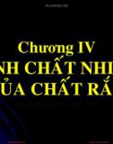 Bài giảng Vật lý chất rắn: Chương 4 - TS. Lê Văn Thăng